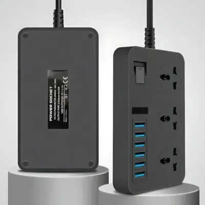 Подовжувач з USB-портами та розетками, CP02, 2 м 9922